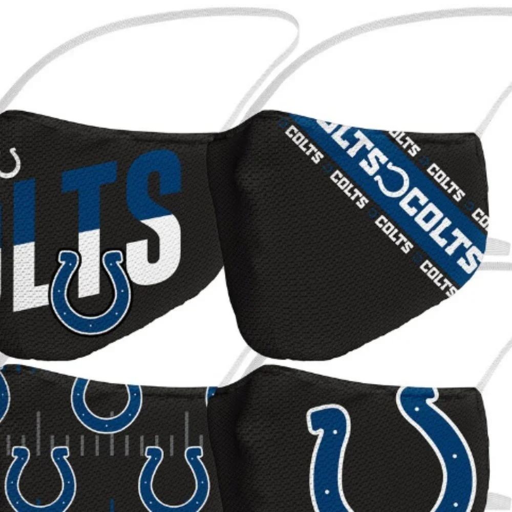 Indianapolis Colts Fanatics Branded Adult Variety Face Covering 4-Pack